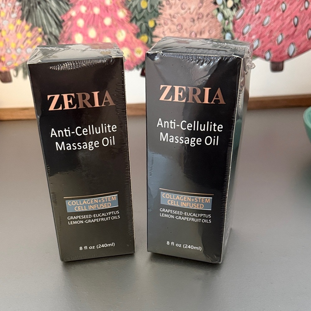 Zeria Anti-Cellulite Massage Oil - Black